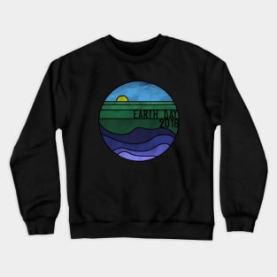 Earth Day 2018 - Black Crewneck Sweatshirt